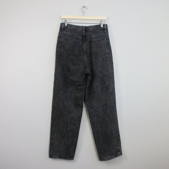 BGD Urban Outfitters High Rise Baggy Women's Jeans 29 Black 100% Cotton Y2K 818 - Picture 2 of 13